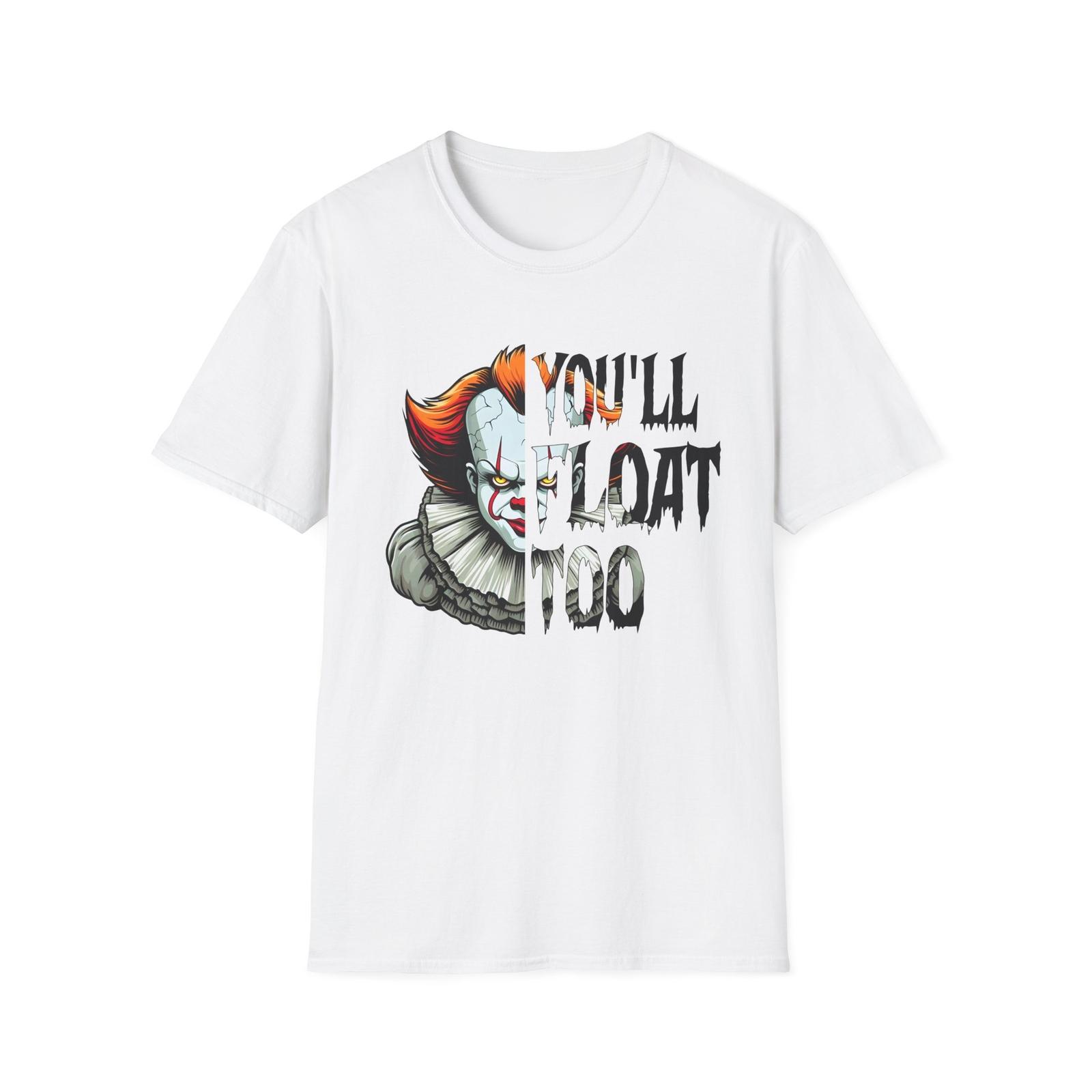 Halloween Pennywise Clown Unisex Softstyle T-Shirt S