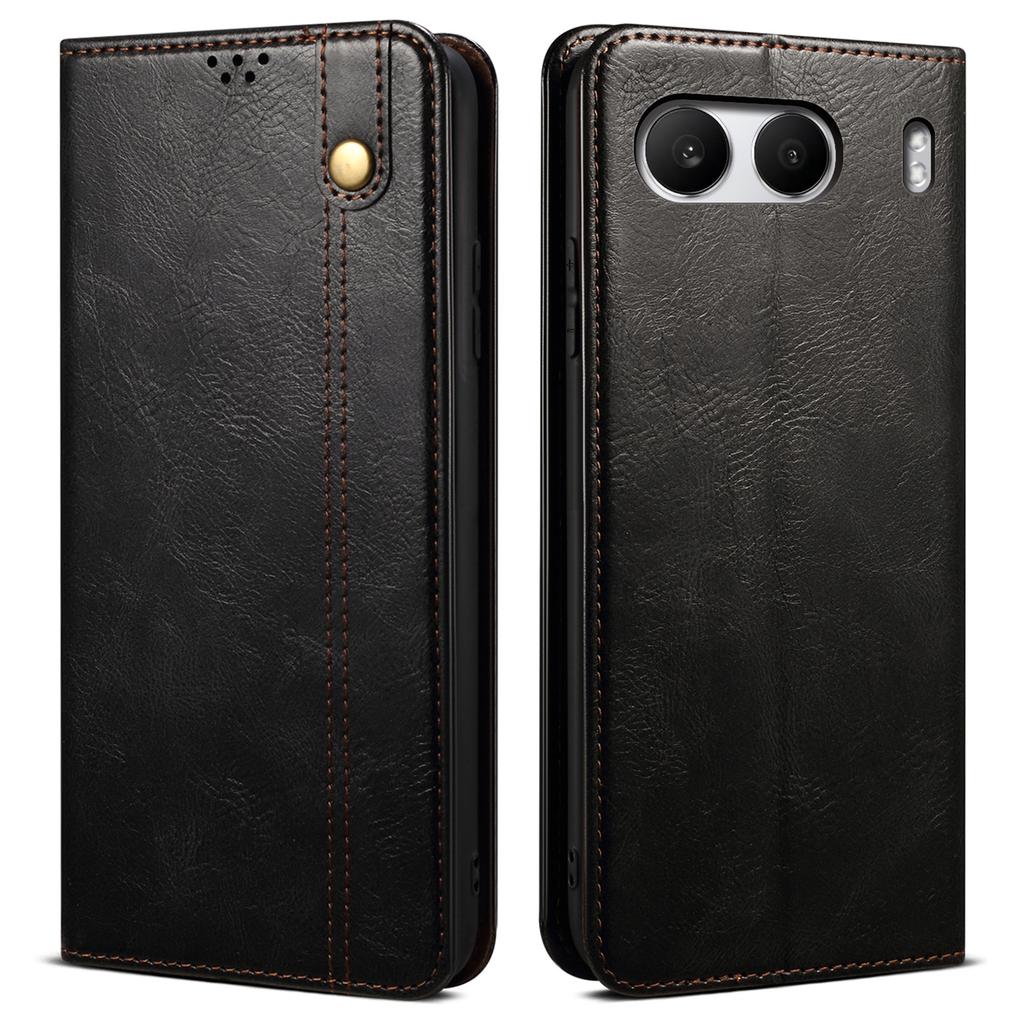 For OnePlus Nord 4 Case Crazy Horse Texture Waxy Leather Wallet Stand Cover