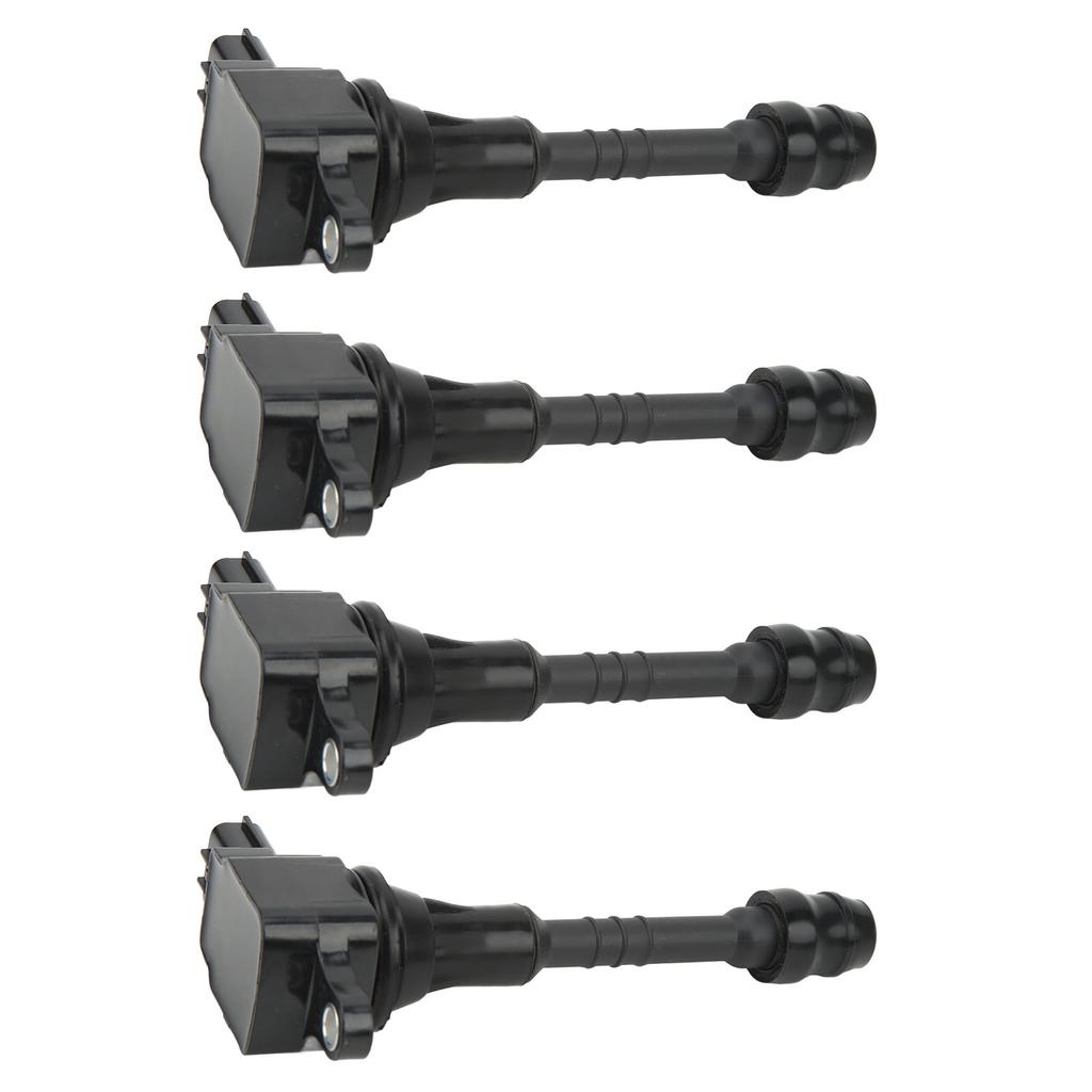 4pcs Car Ignition Coil 22448‑6N015 ABS Replacement for Nissan Sentra 1.8L L4 2002‑2006