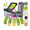 14 In 1Multifunctional Food Chopper Kitchen Vegetable Slicer Dicer Cutter Veggie Chopper Carrot and Garlic With Container