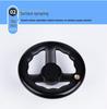Corrugated Plastic-Steel Three-Spoke Handwheel for Machine Tools and Grinders