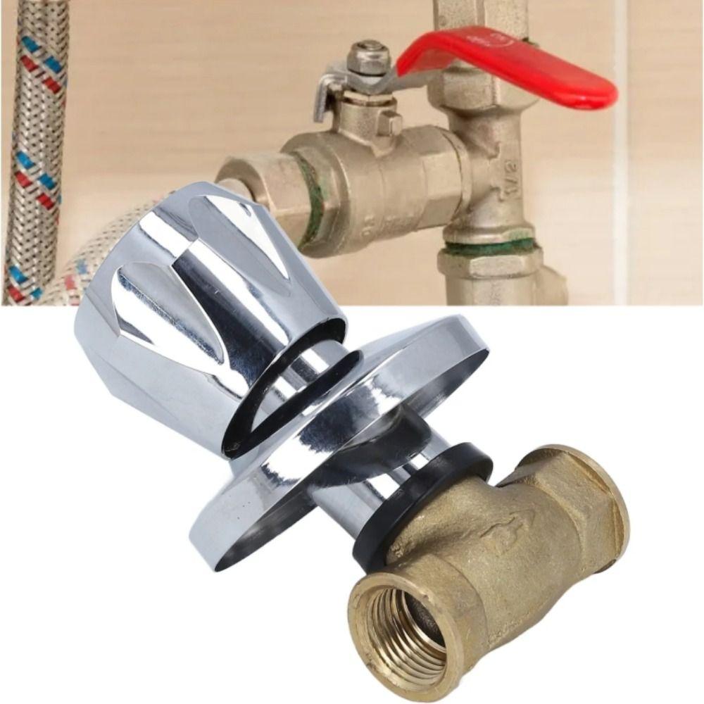 Brass Material Shower Valve Quick-open Design Water Supply Valve Angle Valve  Bathhouse Use