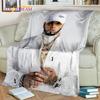 Hip Hopo dainininkas Free Anuel AA reperis pledas, minkštas plonas pledas namams, miegamajam, lovai, sofai, iškylai, kelionėms, biurui, vaikams
