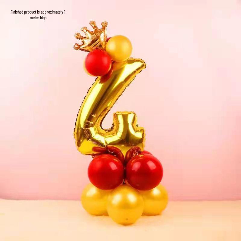 Złote Balony z Cyframi na Urodziny i Imprezy