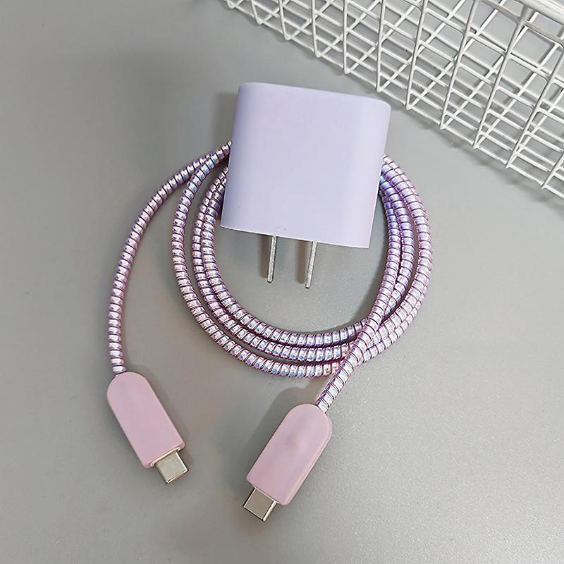 

Защитный чехол для зарядного устройства iPhone 18 Вт 20 Вт, защита от поломок и царапин, защитный шнур для зарядного кабеля, органайзер для кабеля для iPhone 17 16 A4