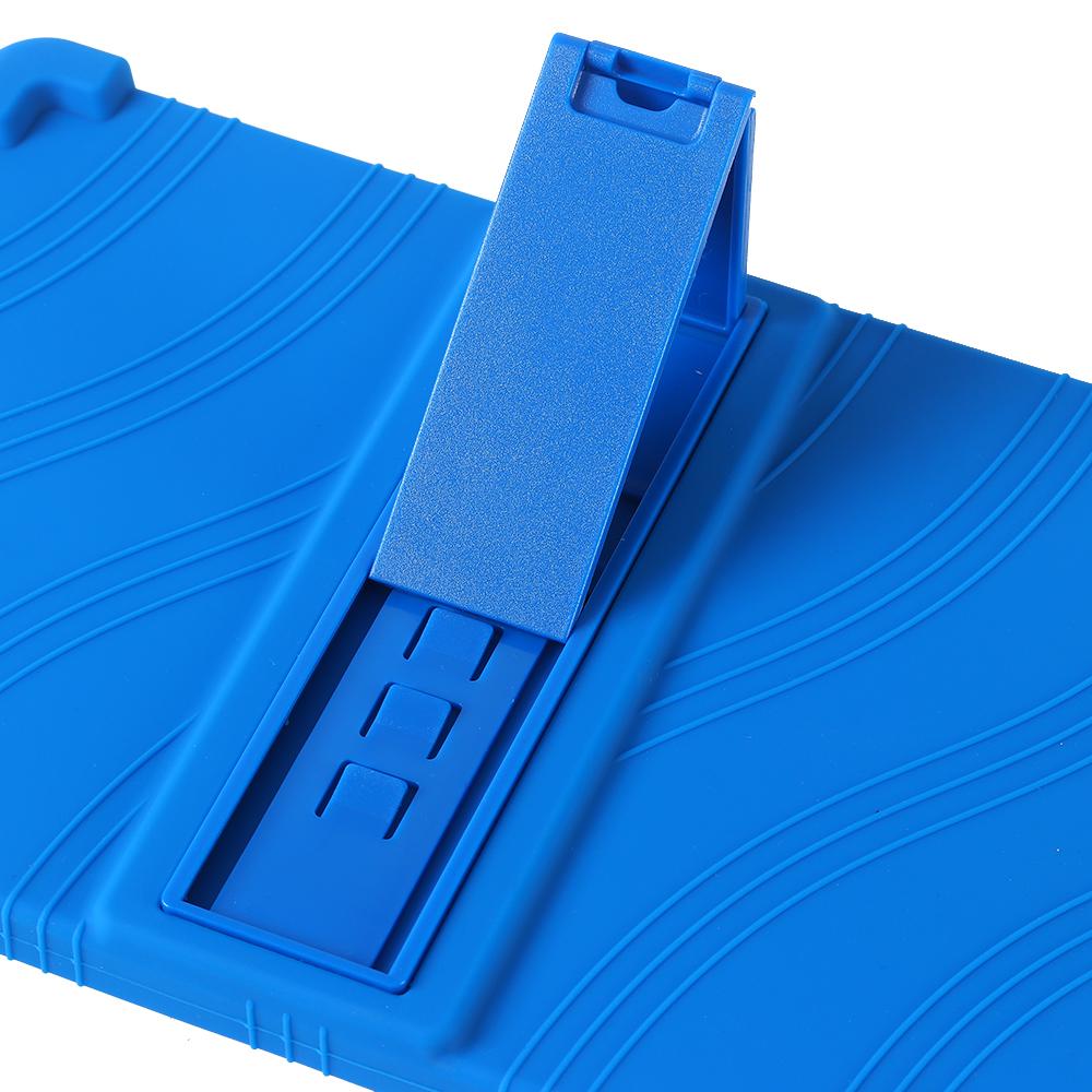 For Teclast M50 Plus/BMAX Maxpad I10 Plus Silicone Case with Kickstand Rugged Protective Cover