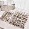 Jewelry Box Organizer Jewelry Cases for Women Girls Plastic Storgae Container with Grids for Earring, Ring, Necklace, Bracelets