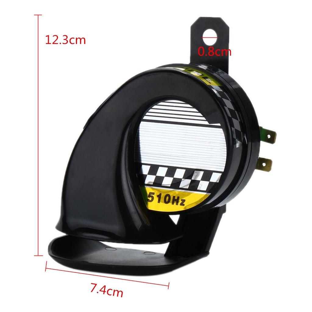 Waterproof Auto Horn 12V Vehicles Motorcycle Car Horn Loud Tone Snail Horn