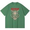 230 Gsm 100% Cotton Heavy Metal T-Shirt  Rock Band Popular Music Print Unisex Heavy Cotton T Shirt