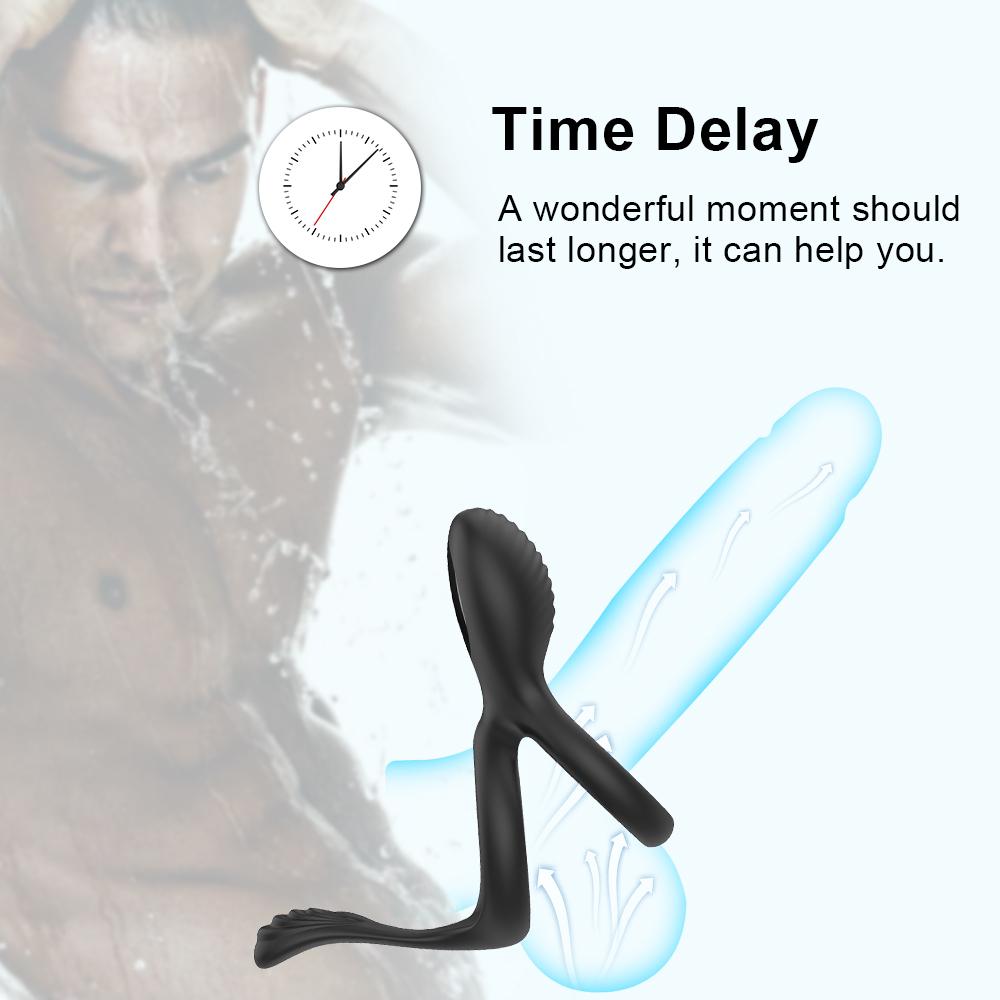 Men and Woman Wireless Remote Control Penis Rings Delay Ejaculation Cock Rings