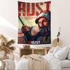 RRust Game Cartoon Tapestry Art Science Fiction Room Home Decor Wall Hanging Sheets