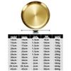Gold-Plated Round BBQ & Dessert Tray