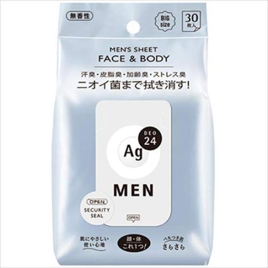 

AG Deo 24 Men Sheet Face Body 30 Sheets Men s & Fragrance-Free (3)