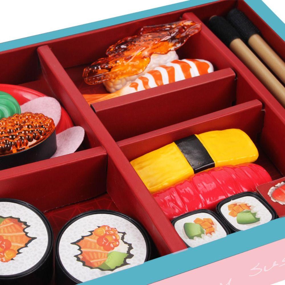 Pretend Play Role-Playing Gifts Cutlery Toys Kitchen Food Toys Mini Sushi Set Pretend Kitchen Toys