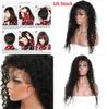 Brasilianische tief gewellte lockige synthetische Haare Vollperücken mit hitzebeständiger Faser für Frauen