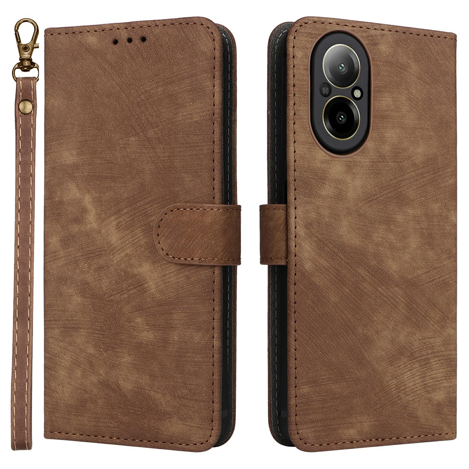 

For Realme C67 4G/12 Lite 4G Case Wallet Stand RFID Blocking PU Leather Phone Cover E