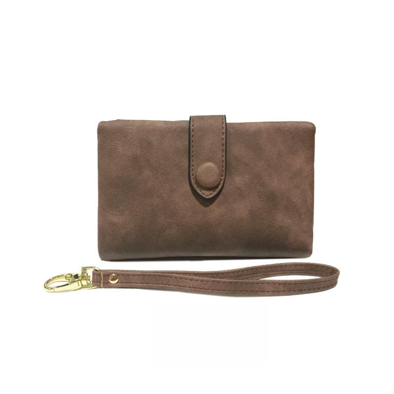 Women Wallets Matte Short Wallet, Portable Pouch, Clutch, Card Holder