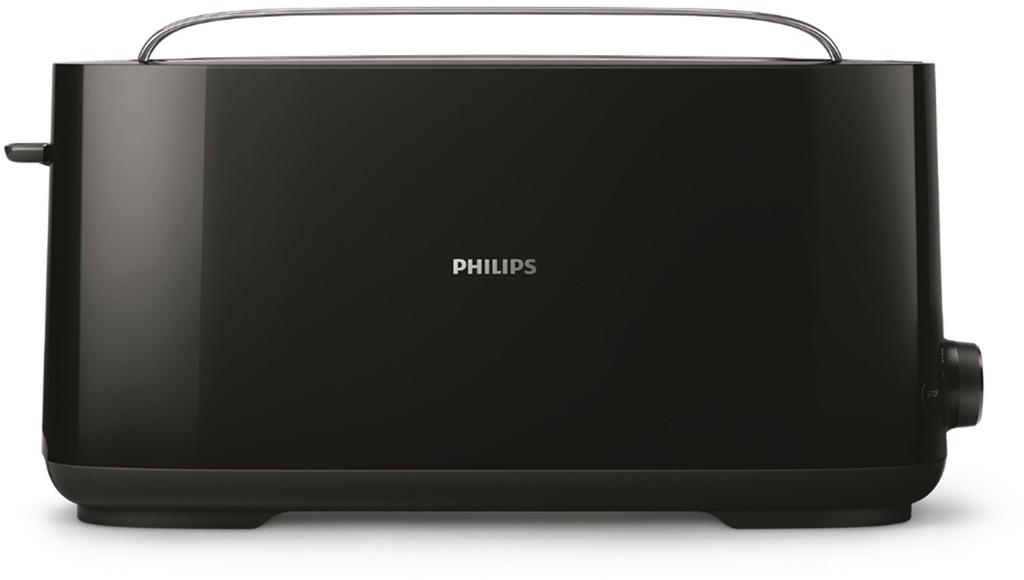 Grille-pain - PHILIPS - HD2590/90 - Collection Daily - 1 Fente Longue - 830W - Noir