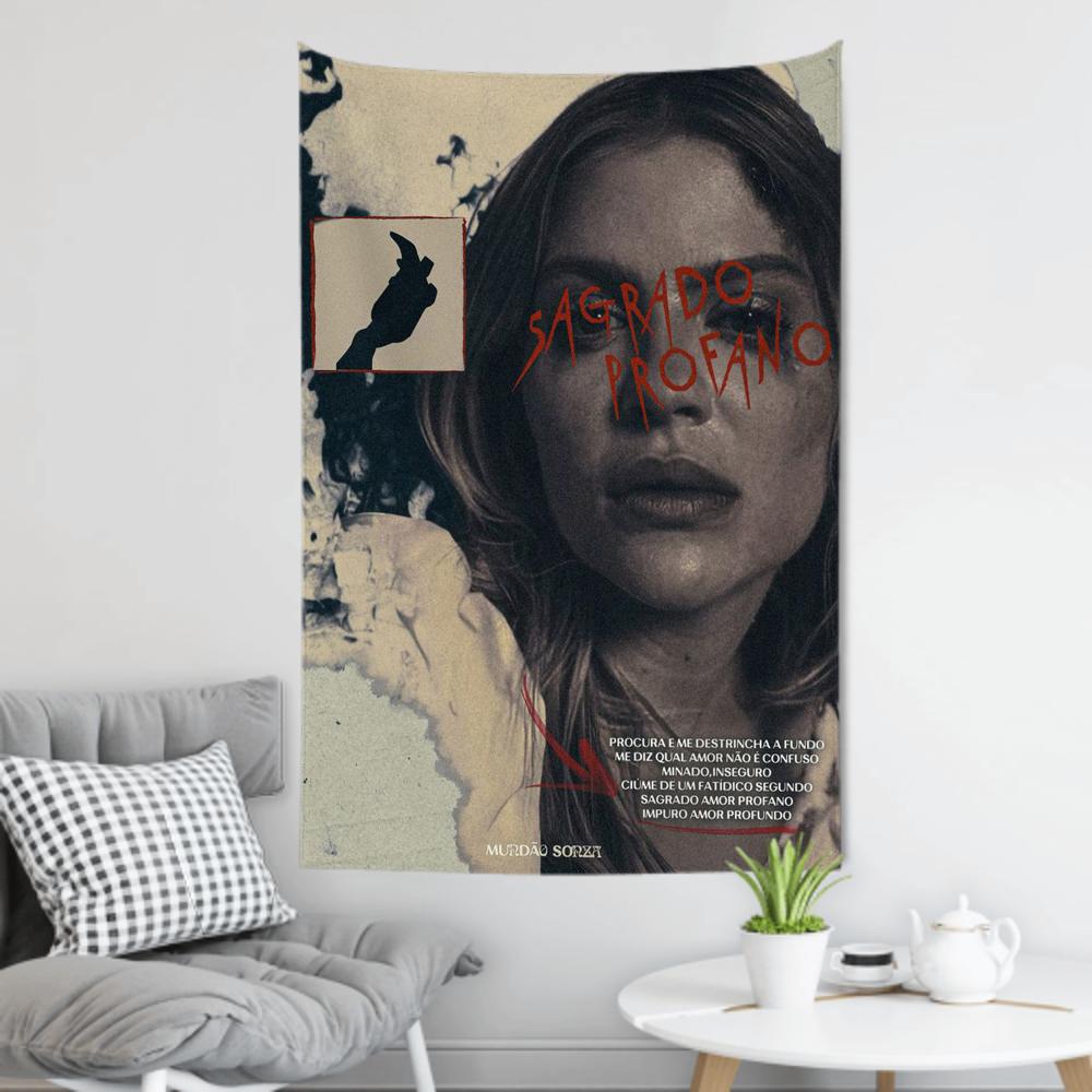 Brazilian Singer SSongwriters Luisa SSonza Tapestry Room Decor Wall Cloth Party Hanging Background Room Decor Baby Room