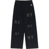 New MLB New York Yankees Megagram Casual Pants Women's Black 3FPTG0144-50BKS