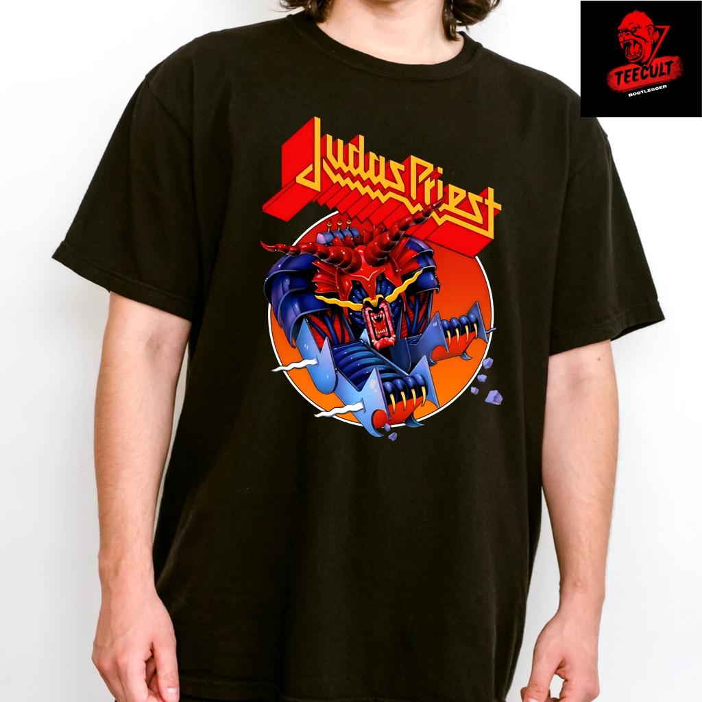 Men's and Women's T-shirts Judas Priest Heavy Metal Rock Unisex Cotton Premium