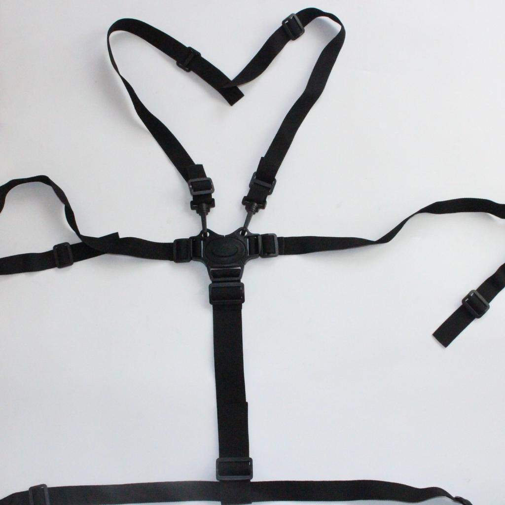 Cintura di sicurezza universale a 5 punti per bambini, seggiolone, cintura di sicurezza per passeggino, carrozzina, passeggino per bambini, sedia da pranzo per bambini