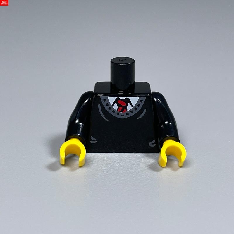 5pcs/lot MOC Bricks Torso Suit Body Wear Arms Hands Muscle Chef Cloth Educational Building Blocks Assembled Toys Plastic Dolls
