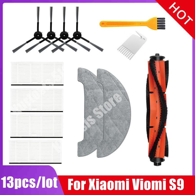 Hauptbürste für Xiaomi Viomi S9 Roboterstaubsauger Ersatzteile Ersatzwalzenbürste Zubehör
