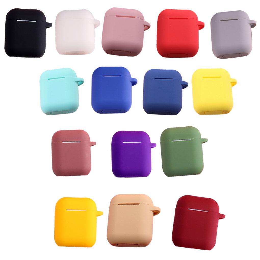 Earbuds Protective Skin Earphone Cover Silicone Case Anti Lost Hook For