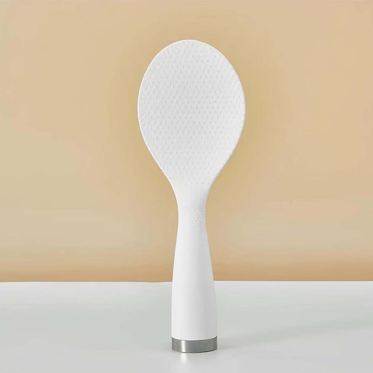 1PC Multifunctional Vertical Rice Spoon Can Stand Non-stick Rice Spatula Household Kitchen Electric Pot Plastic Rice Spoon белый
