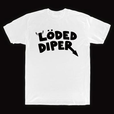 Vestiti Divertenti LODED DIPER DIARIO DI UN BAMBINO FRIGNONE T-shirt Stampata Top Donna Estate Comodi Top Unisex Street
