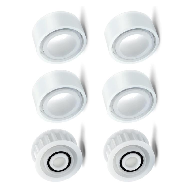 3884997-R6 Guide Wheels 4 Pack with 2 Pack Pulley Gear for C5 DX6 M400 M500 Edge