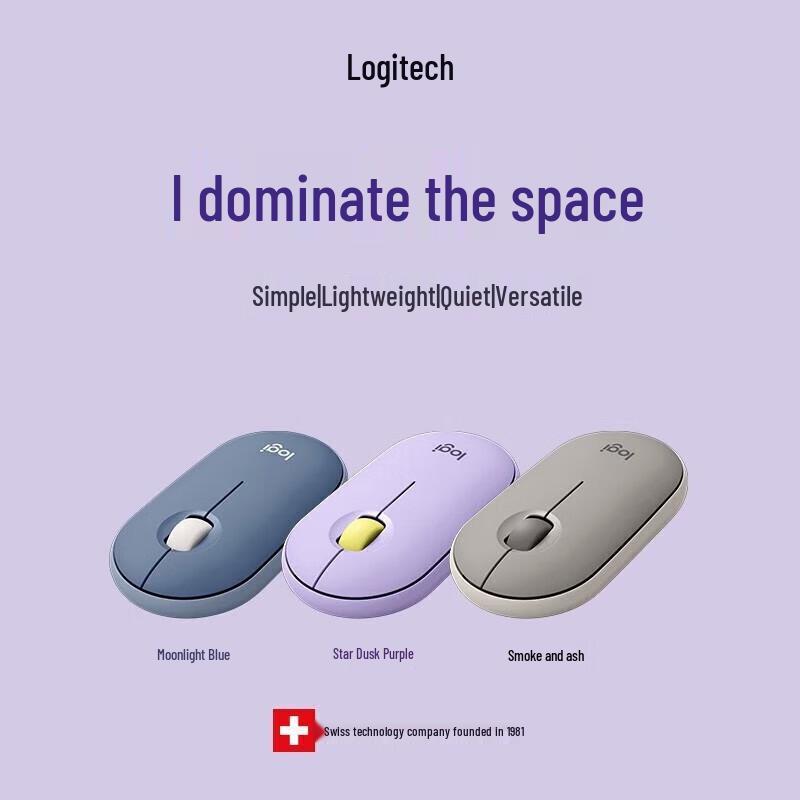 Logitech Pebble M350 Dual-Mode Wireless Silent Mouse