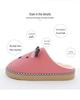 Winter Women's Cute Cartoon Closed Heel Velvet Slippers - Non-slip, Warm, Indoor Cotton Fur for Couples