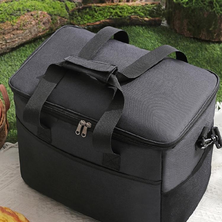 Waterproof Grocery Bag Picnics Bag with Handle, Insulated Coolers Bag Picnics Basket Leakproof Folding Thermal Coolers