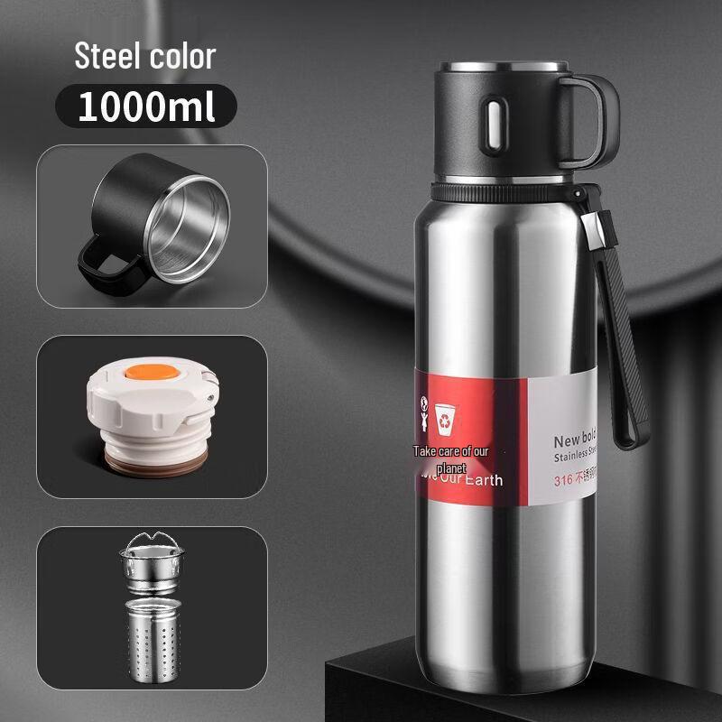Yuzhuxun 316 Stainless Steel Insulated Stewing Mug