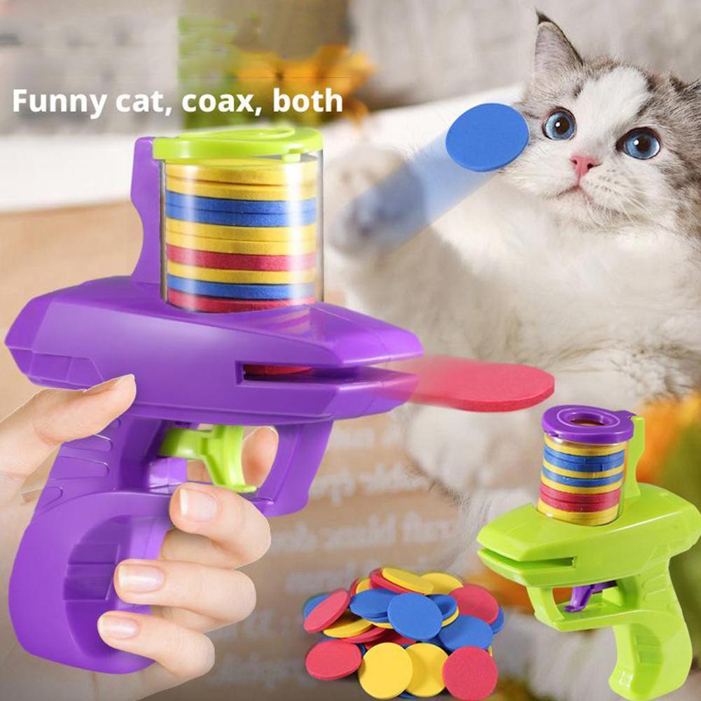 Foam Disc Launcher Flying Disc Handheld Shooter Indoor And Outdoor Girls Birthday For Boys Back P5Q9