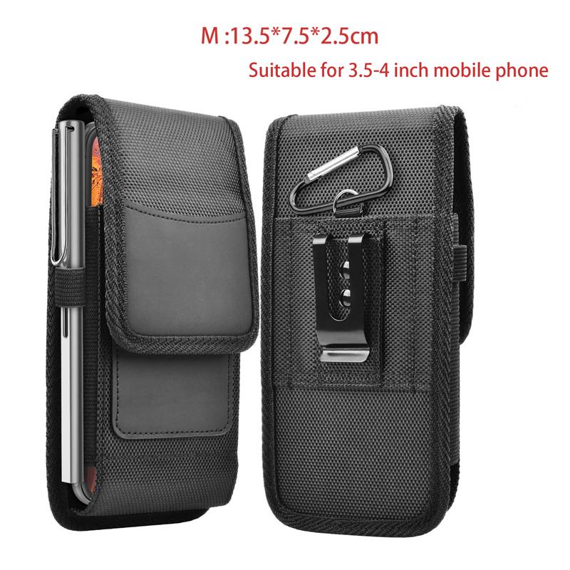 3.5-6.3 Inch Mobile Phone Case Bag Outdoor Sport Phone Pouch Hanging Waist Bag Belt Clip Universal