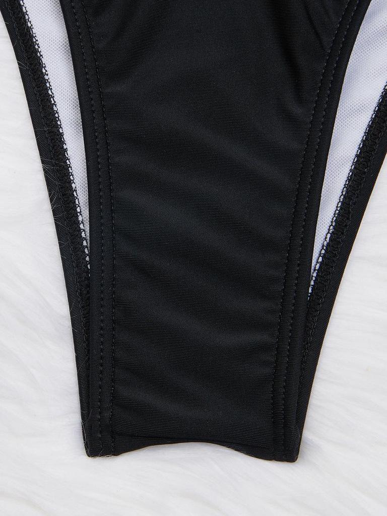 2024 European & American Solid Triangle Bikini: Stylish Women's Swimwear