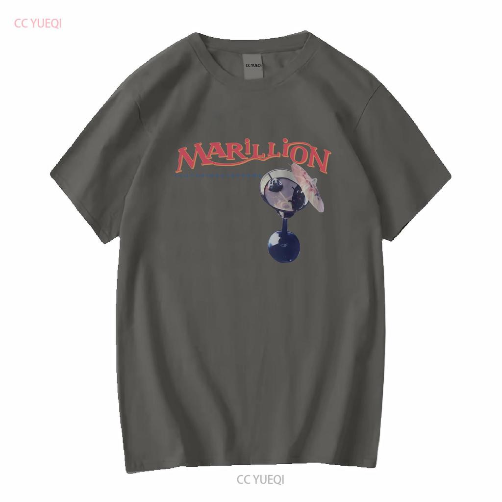 Remake 80s Marillion Britská rocková kapela 1987 Tričko S 4XL TE6756 vintage Vyprané Měkké Streetwear Pánské Neformální Unisex Pohodlné