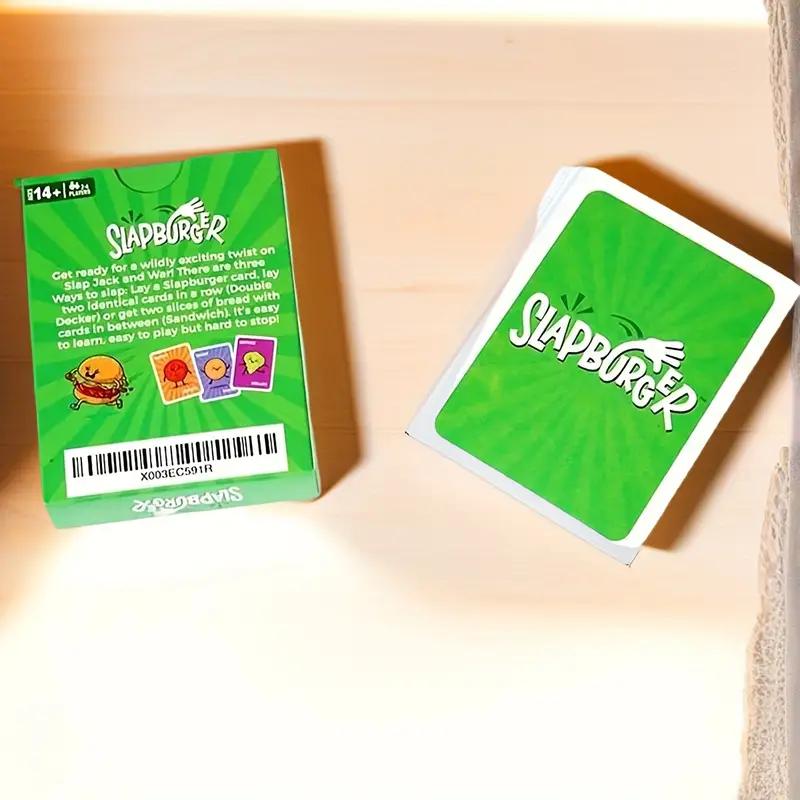 SLAP BURGER - A Fast-Paced Strategic Card Game, Ideal for Family and Party Entertainment