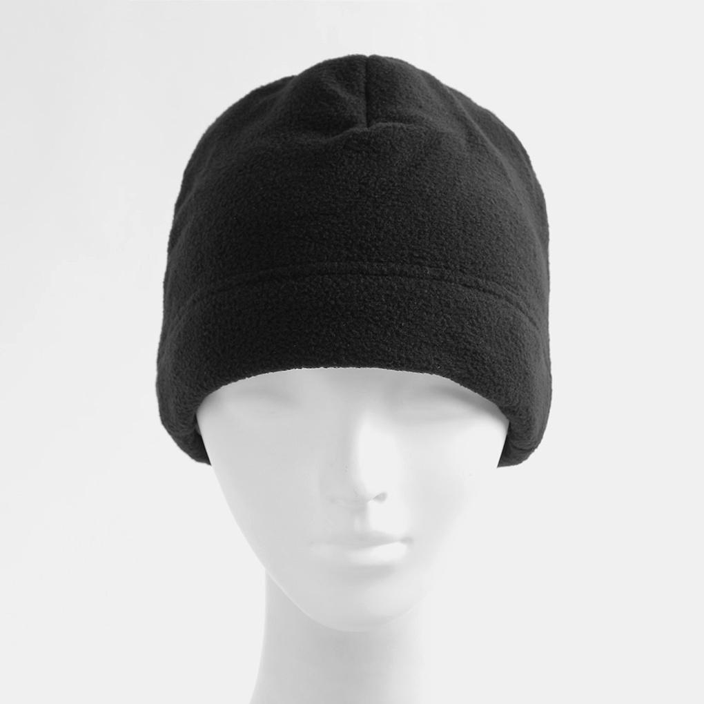 Unisex Short Beanie Hat Black Winter Brimless Watch Cap