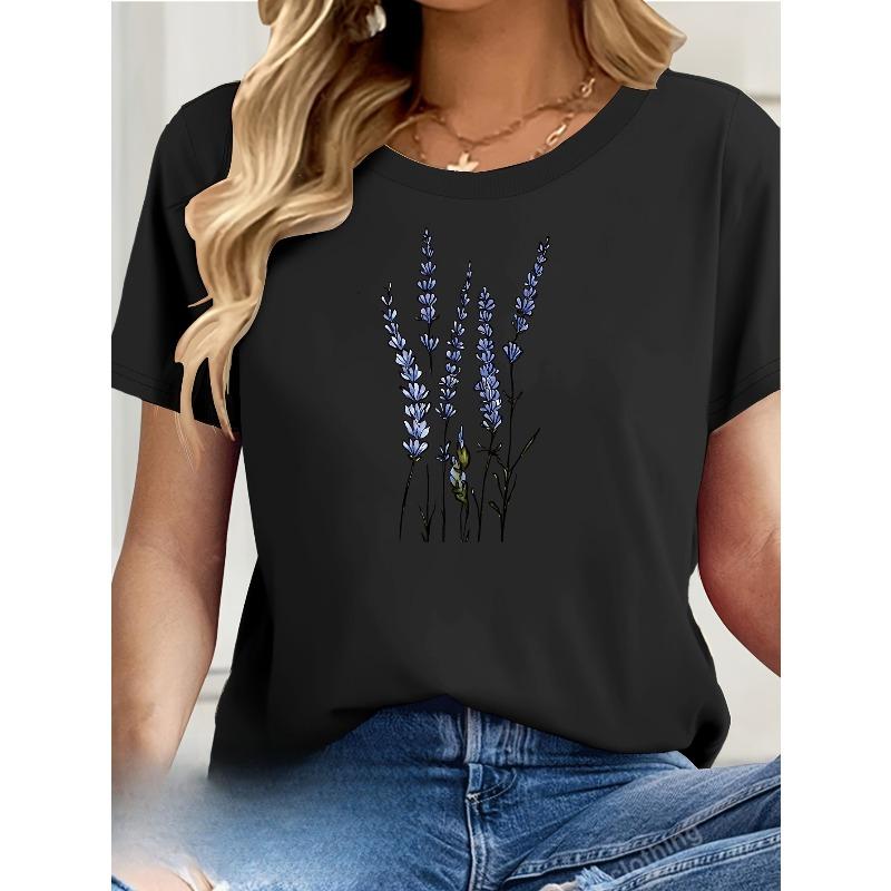 

European sizes European Size European Size Targeted Development: Women S Short-Sleeve Shirt Made of , Featuring Letter Print Design. 4XL