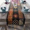 VIKAMA African Tribal Pattern Table Runner Traditional Home Decoration Housewarming Table Decoration Outdoor Picnic Decoration