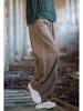 Women's 2025 Distressed Cotton Linen Lantern Pants - Casual, Versatile, Literary Style for Travel
