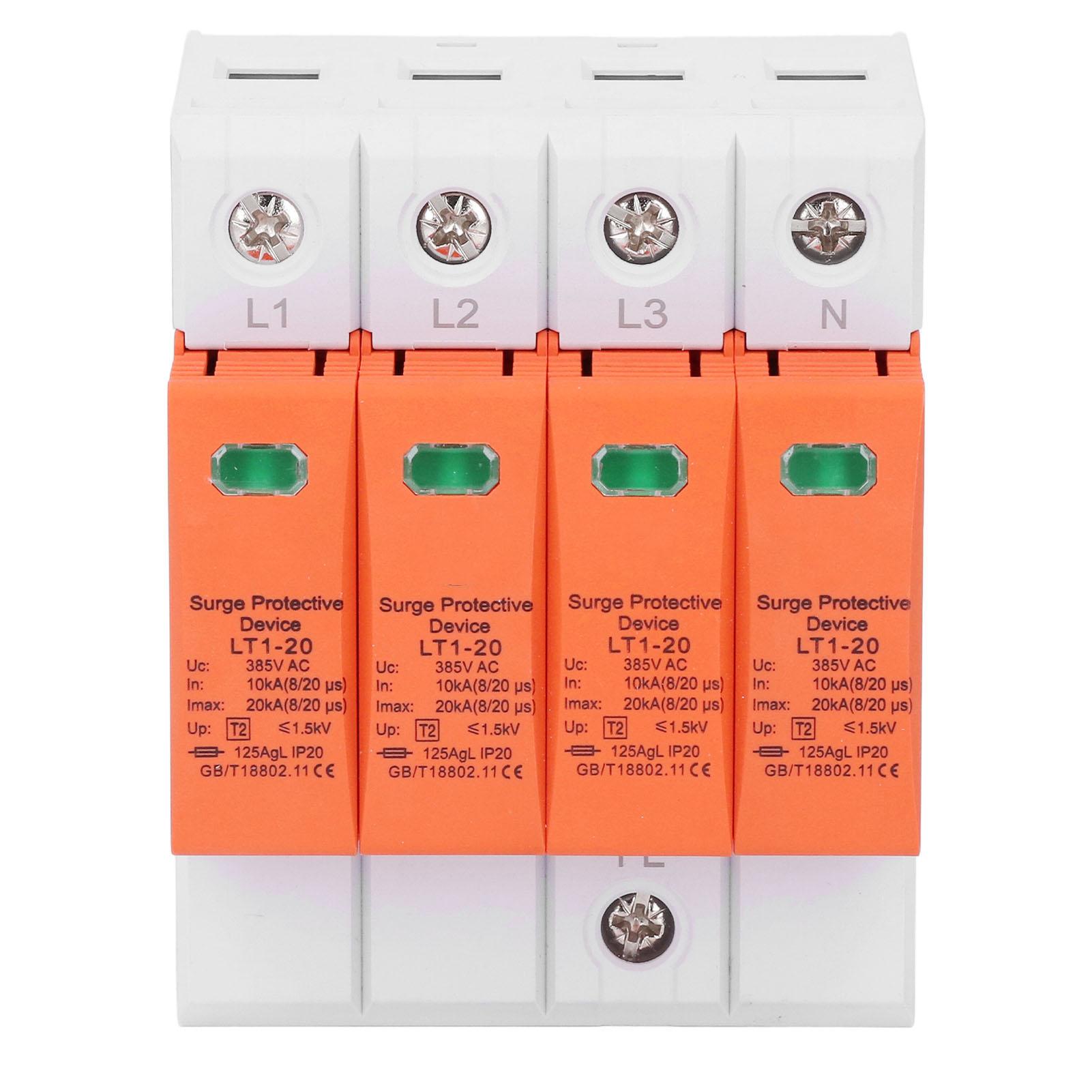 

Surge Protective Arrester Device 385VAC 1020KA 4P Low Voltage Arrester Device