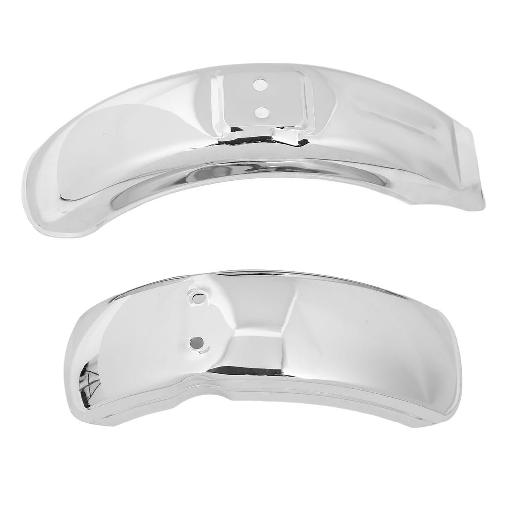 2 Stück Motorrad Schutzblech Eisen Chrom Spritzschutz für Monkey Gorilla Z50 Z50A Z50J Z110 Z125 8in