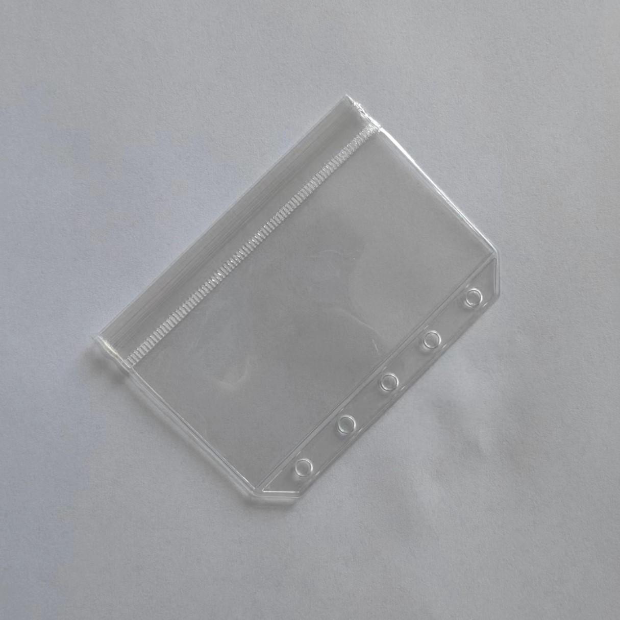 

Блестящий прозрачный блокнот формата A7/M5 с отрывными листами и набор для хранения