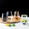 Sechseckige, kreative, bunte Glasbecher im modernen Stil, leichte Luxus-Hotel-Whiskyglasbecher, Home-Party, exquisiter Wasserbecher