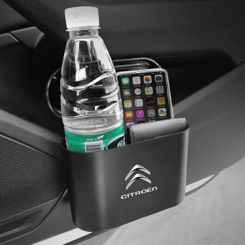 1 ks úložný box do auta odpadkový koš pro Citroen C1 C2 C3 C4 C5 C6 C5X E-C4 C-Crosser C4 Cactus Berlingo Elysee C-ZERO